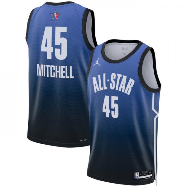 All-Star 2023 Trikot Team 1 Donovan Mitchell 45 Nike Blau Swingman - Herren